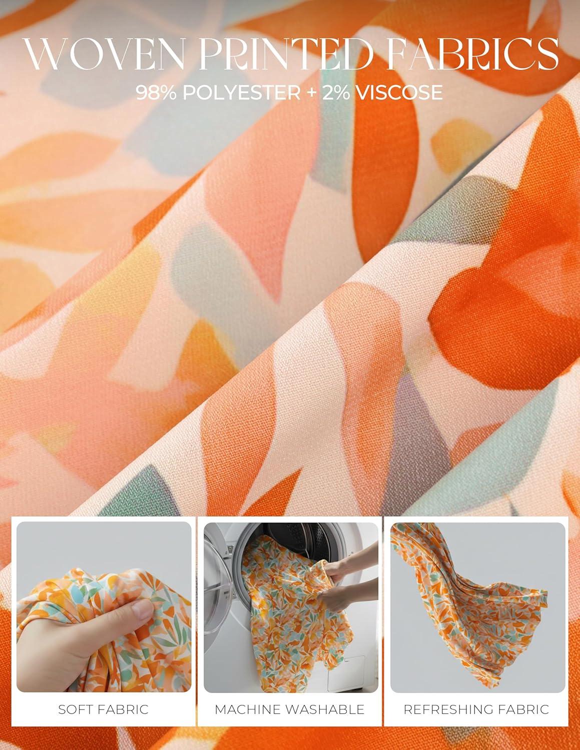 imageGRACE KARIN 2026 Summer Wedding Guest Dresses for Women Ruffle Sleeve Boho Midi Dress Smocked Flowy Floral Dress with PocketOrange Blue
