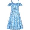 Floral on Light Blue