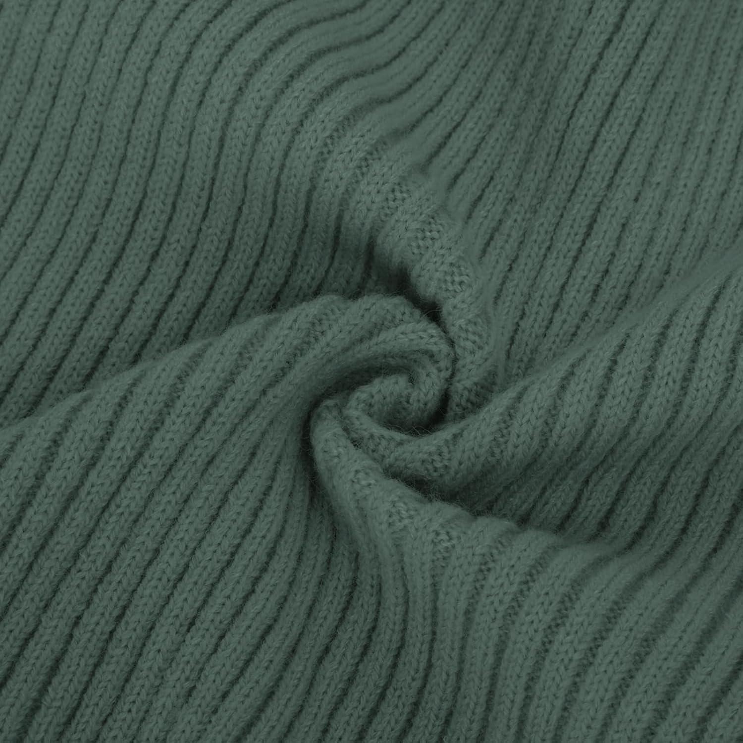 imageGRACE KARIN Girls Sweater Dress Cable Knit Long Sleeve Fall Winter Dress for Girl with Belt Sizes 614Tea Green