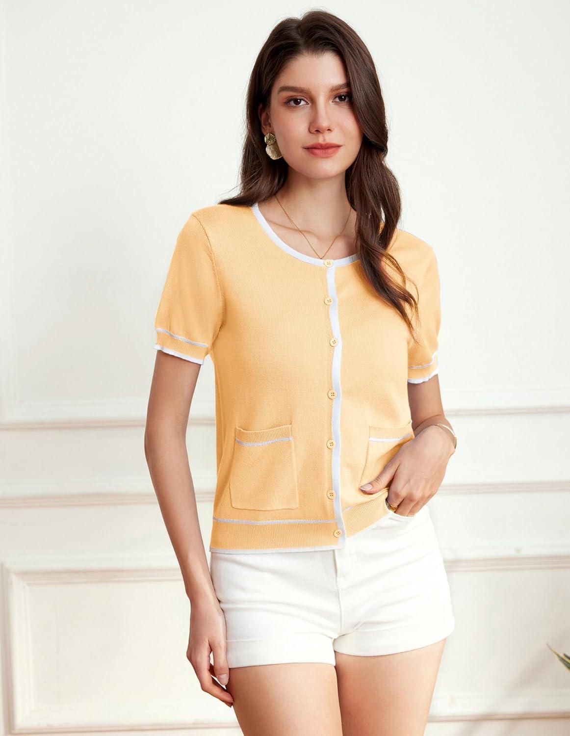 imageGRACE KARIN womens ModernYellowwhite Edge