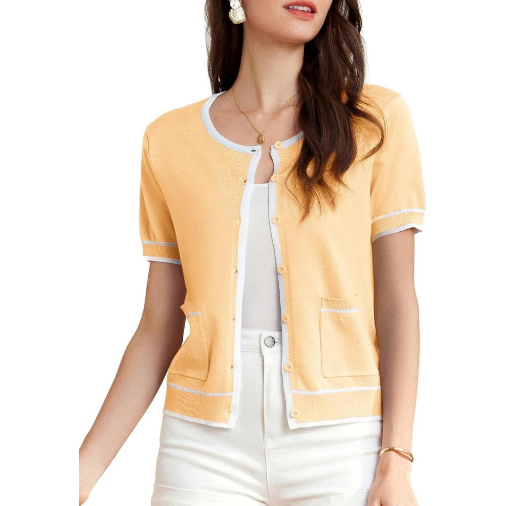 imageGRACE KARIN womens ModernYellowwhite Edge