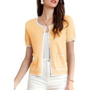 GRACE KARIN womens Modern(Yellow-white Edge)