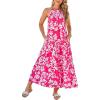 Rose Pink Silhouette Flower
