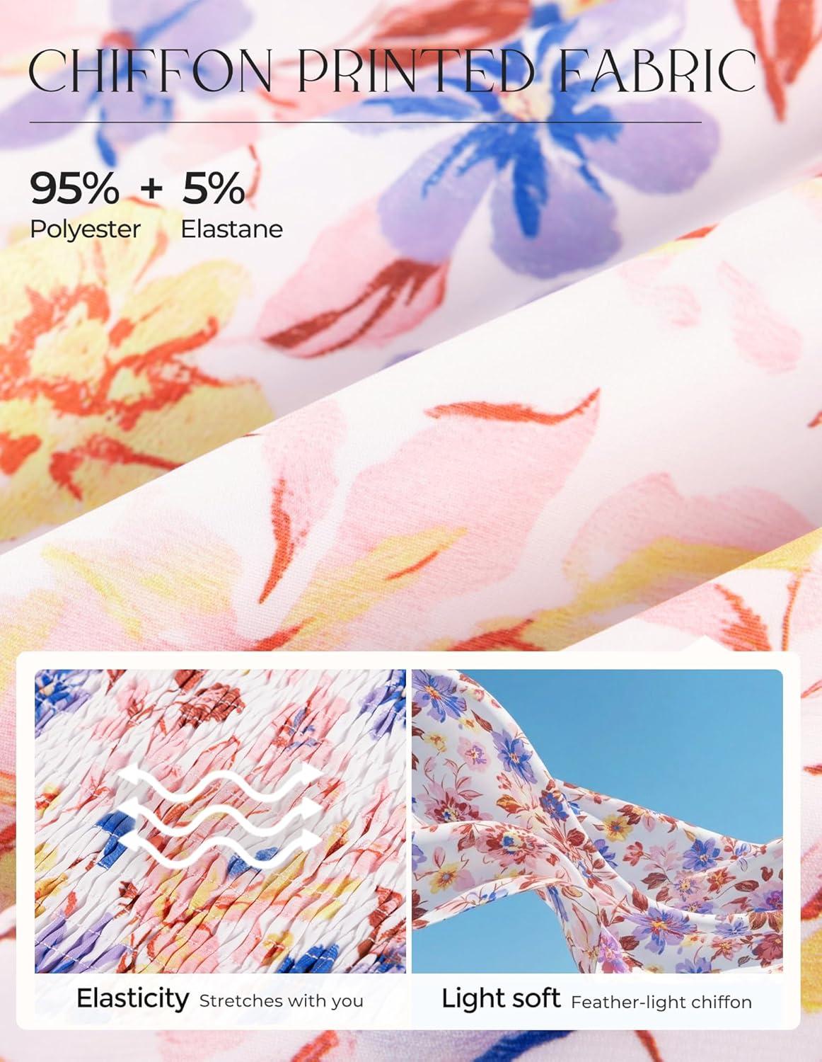 imageGRACE KARIN Womens Summer Floral Maxi Dress 2026 Flowy Wedding Guest Dress A Line Boho Dresses Fashion Clothing with PocketsMulticolor Floral