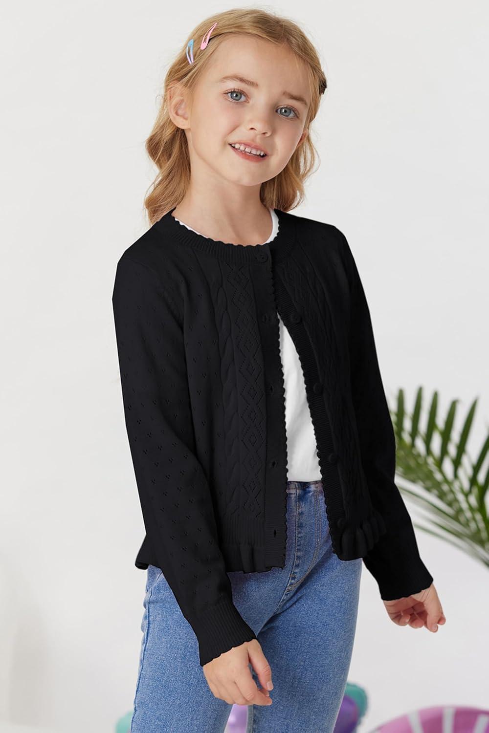 imageGRACE KARIN girls CrewneckBlack