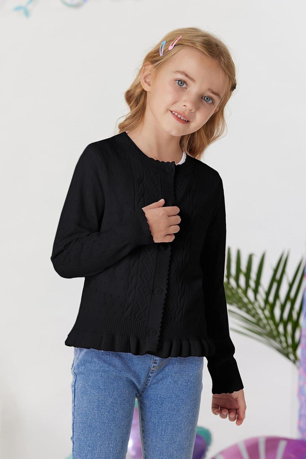 imageGRACE KARIN girls CrewneckBlack