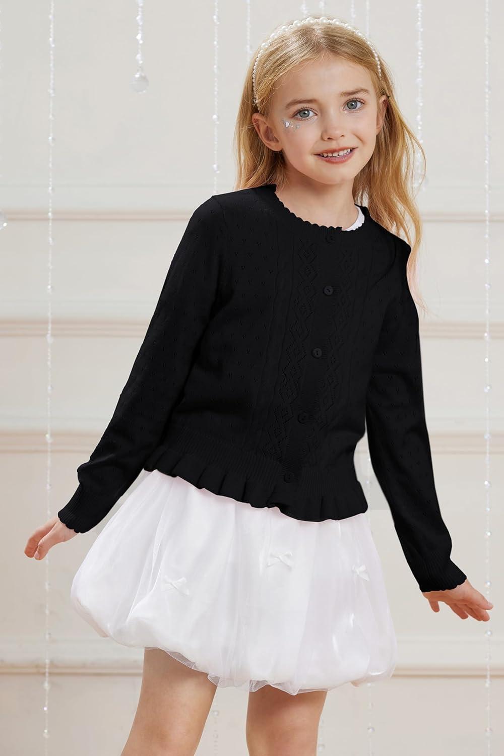 imageGRACE KARIN girls CrewneckBlack