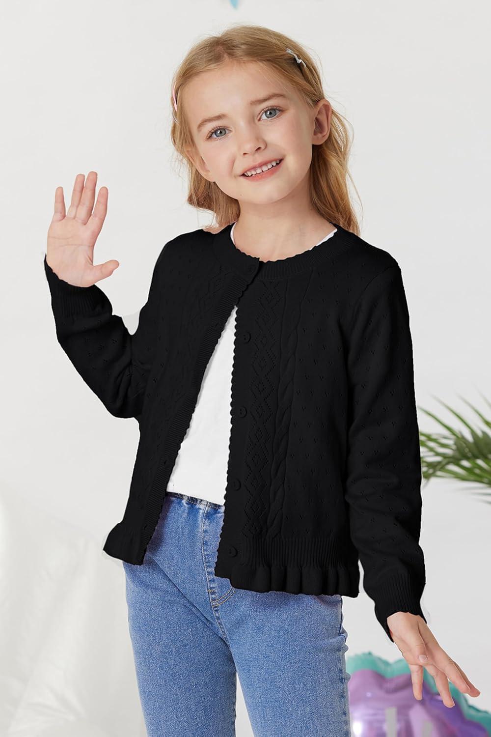 imageGRACE KARIN girls CrewneckBlack