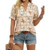 Beige Plaid Floral