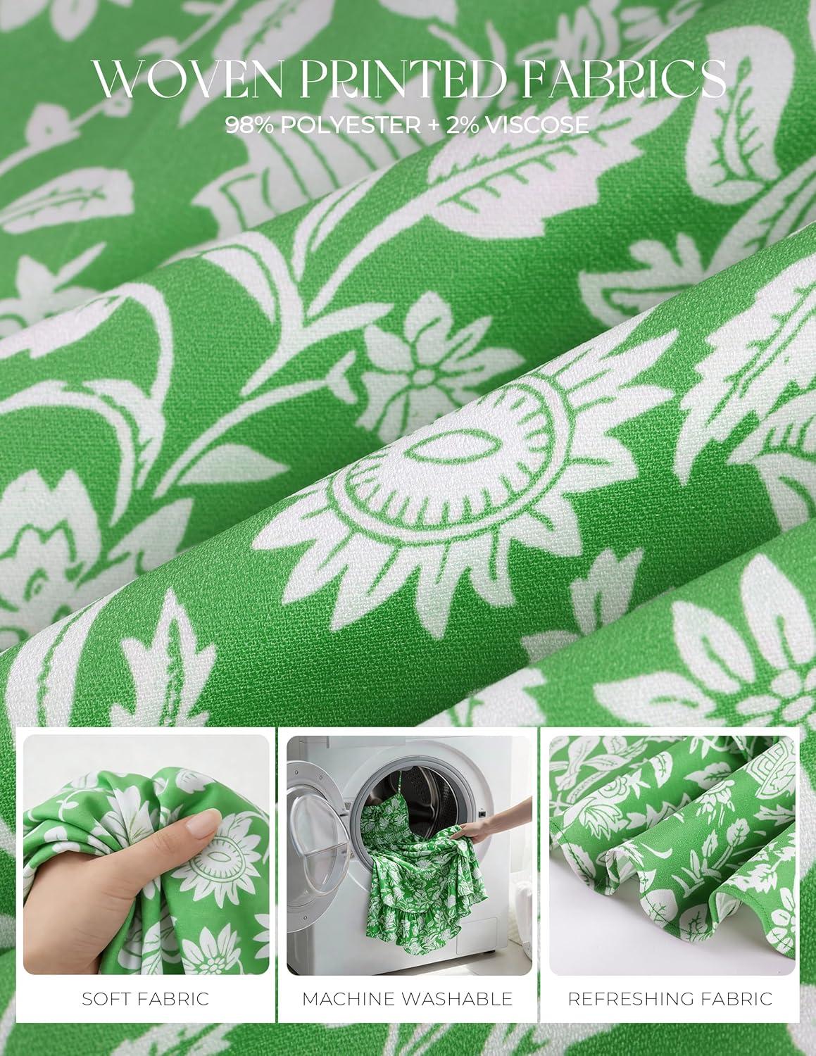imageGRACE KARIN Womens Maxi Floral Sundresses Summer Beach Boho Dress Spaghetti Strap Dresses Casual Fashion Clothes with PocketsGreen and White Floral