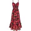Black and Red Floral