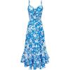 Blue and White Floral