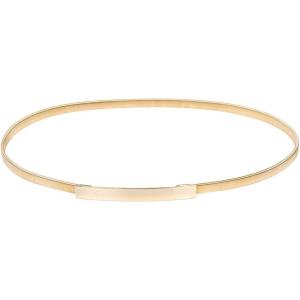 GRACE KARIN Women Skinny Metal Cinch Belt Gold Waistband Elastic Waist Belt CL633(Gold)