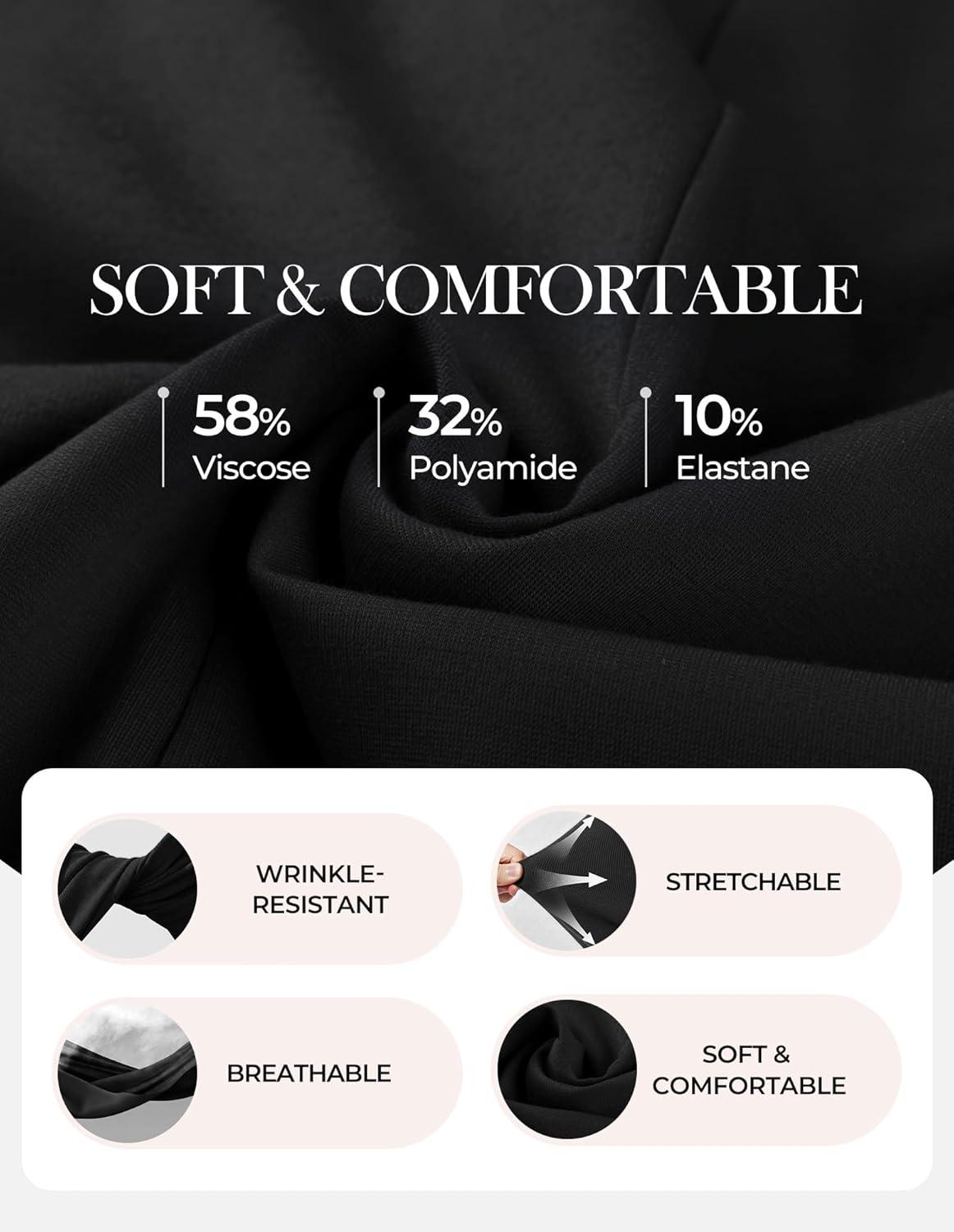 imageGRACE KARIN Womens 2026 Spring Short Sleeve Tops Dressy Casual Peplum Shirts Outfit Tunic Blouses Trendy Fashion ClothesBlack
