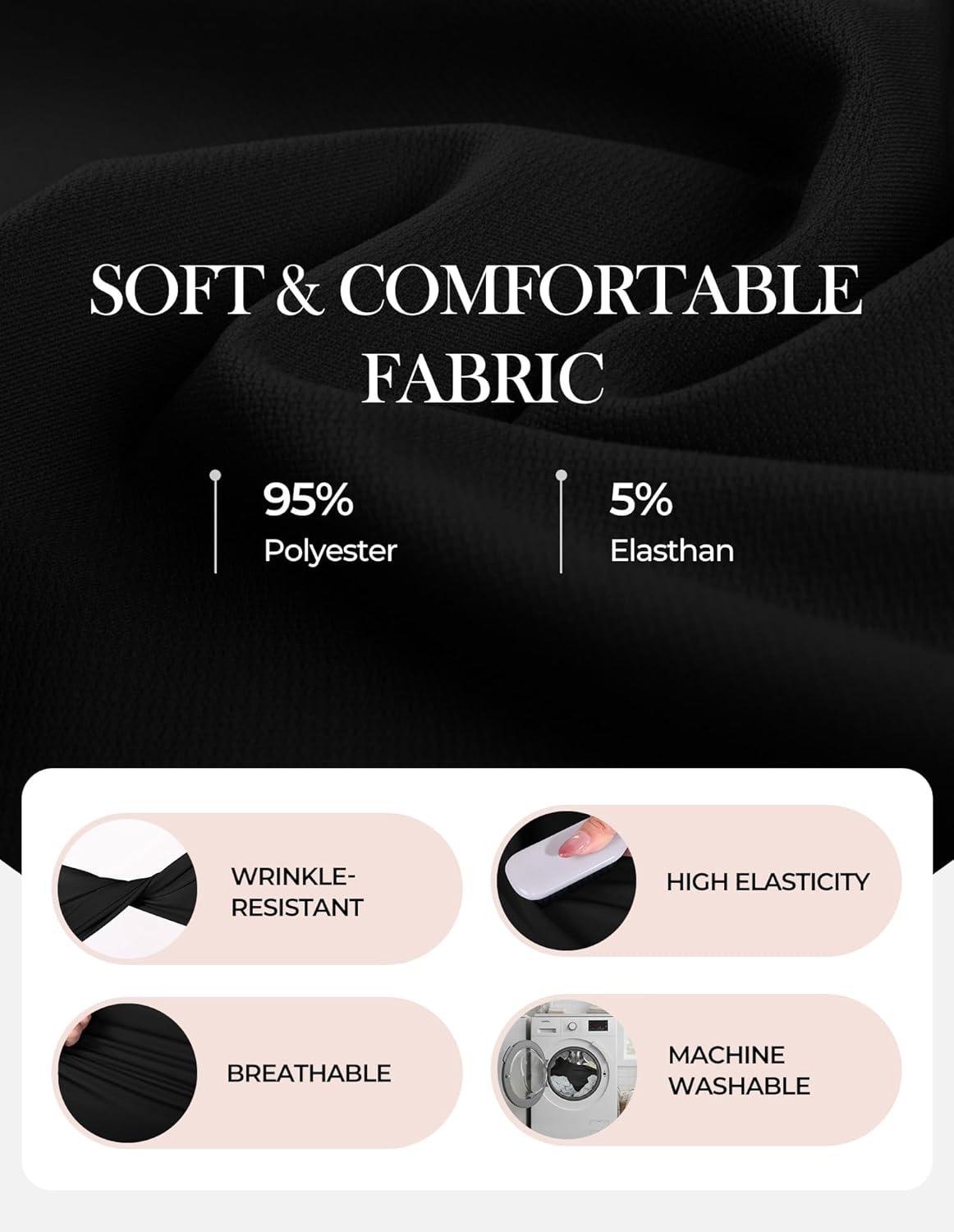 imageGRACE KARIN Womens Wear to Work Dresses 2026 Business Office Fit and Flare Midi Dress Church Outfits with PocketsBlack