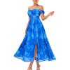 Royal Blue Floral
