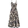 Black Beige Floral