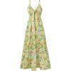 Green Floral Print