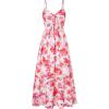 White Red Floral