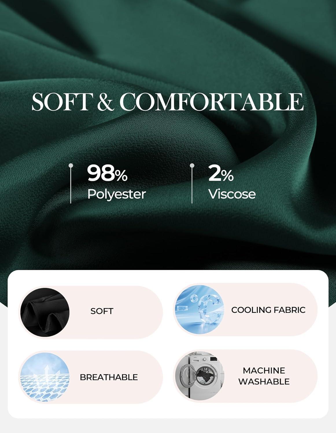 imageGRACE KARIN 2026 Women Satin Tops Short Sleeve Blouse Mock Neck Work Silk Shirts Business Casual OutfitsDark Green