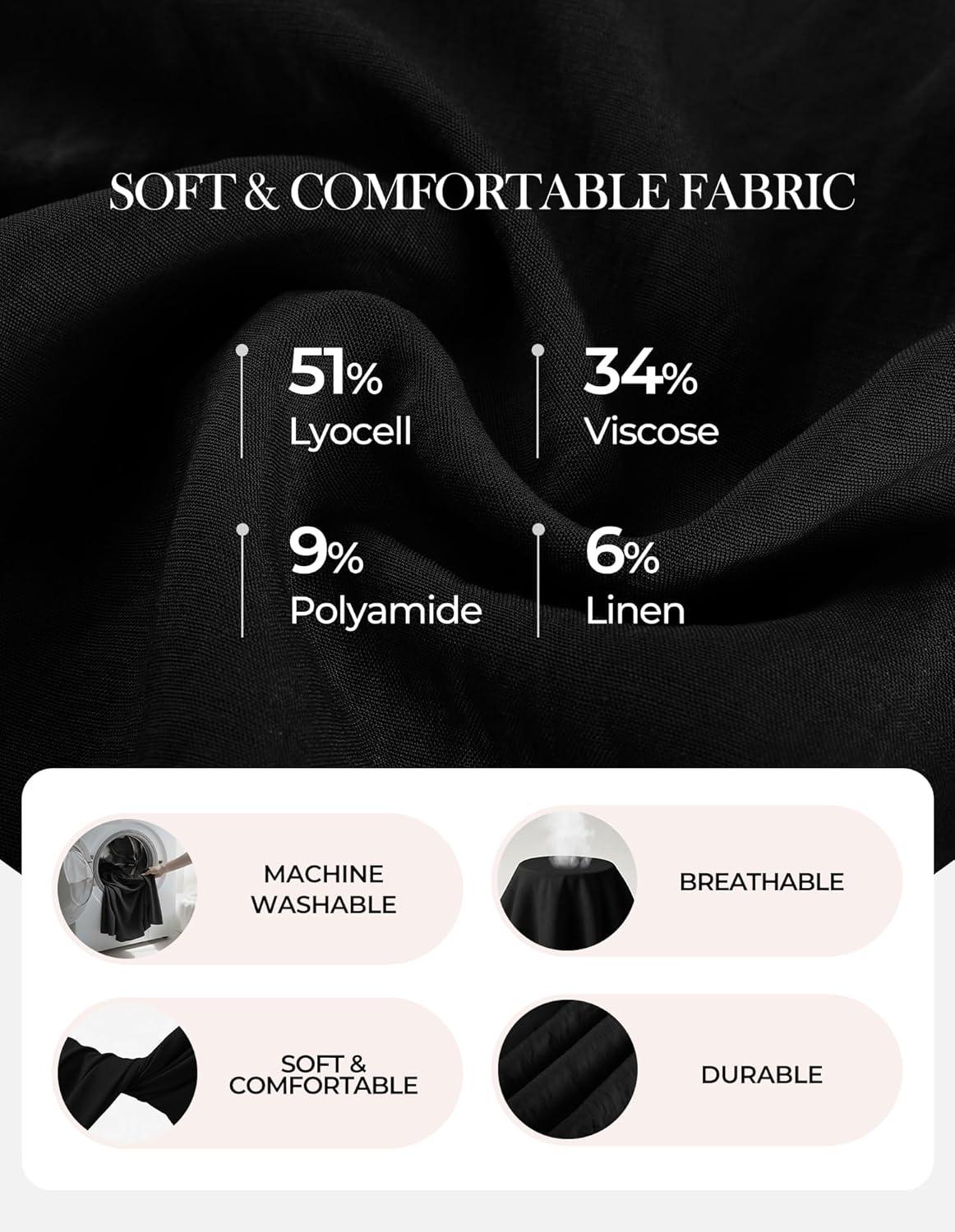 imageGRACE KARIN Womens Button Down Dressy Shirts 34 Sleeve Stylish Collared Office Work Tops with PocketBlack