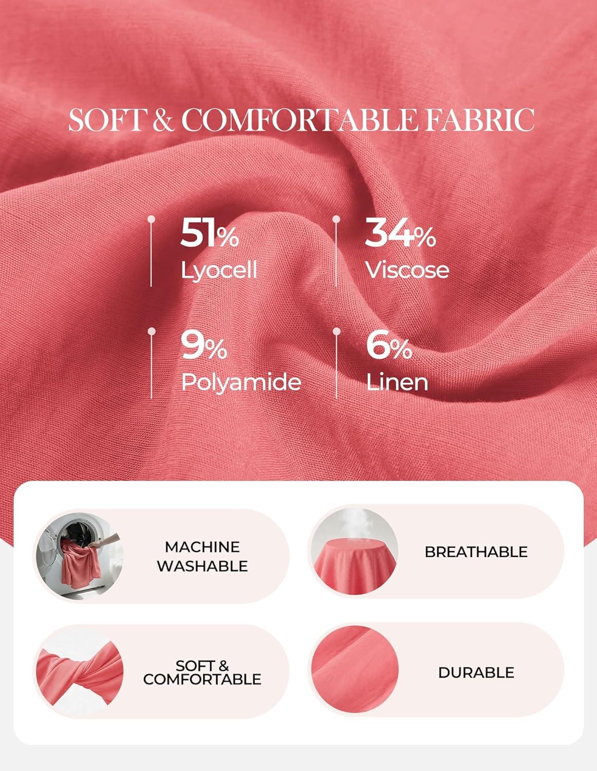 imageGRACE KARIN Womens Button Down Dressy Shirts 34 Sleeve Stylish Collared Office Work Tops with PocketCoral Powder