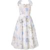 Apricot Blue Floral