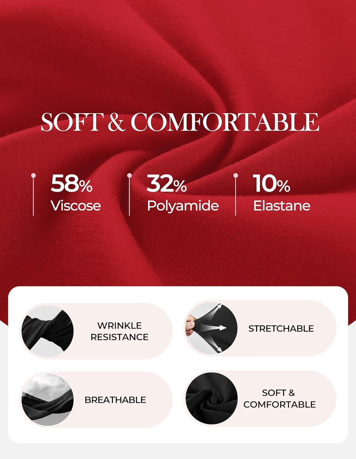 imageGRACE KARIN Womens Peplum Tops Dressy Casual2026 Summer Short Sleeve Work Blouses Business Shirts Fashion ClothesRed