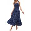 Navy Blue Dots