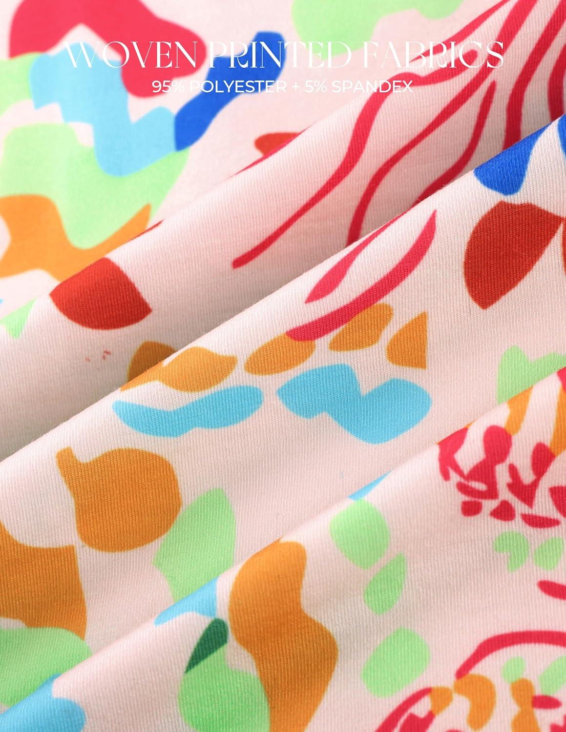 imageGRACE KARIN 2026 Womens Spaghetti Strap Resort Wear Summer Beach Maxi Sundress Floral Vacation Dresses with PocketsApricot Red Floral
