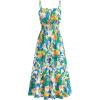 Yellow Green Blue Floral