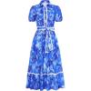Royal Blue Floral