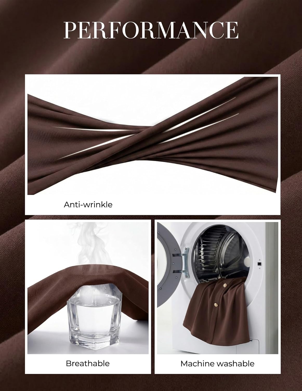 imageGRACE KARIN Work Dresses for Women 2026 Summer Sleeveless Bodycon Business Outfits Office Button Knee Length DressesDark Brown