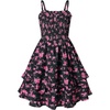 Black Pink Floral