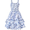 Blue Big Floral