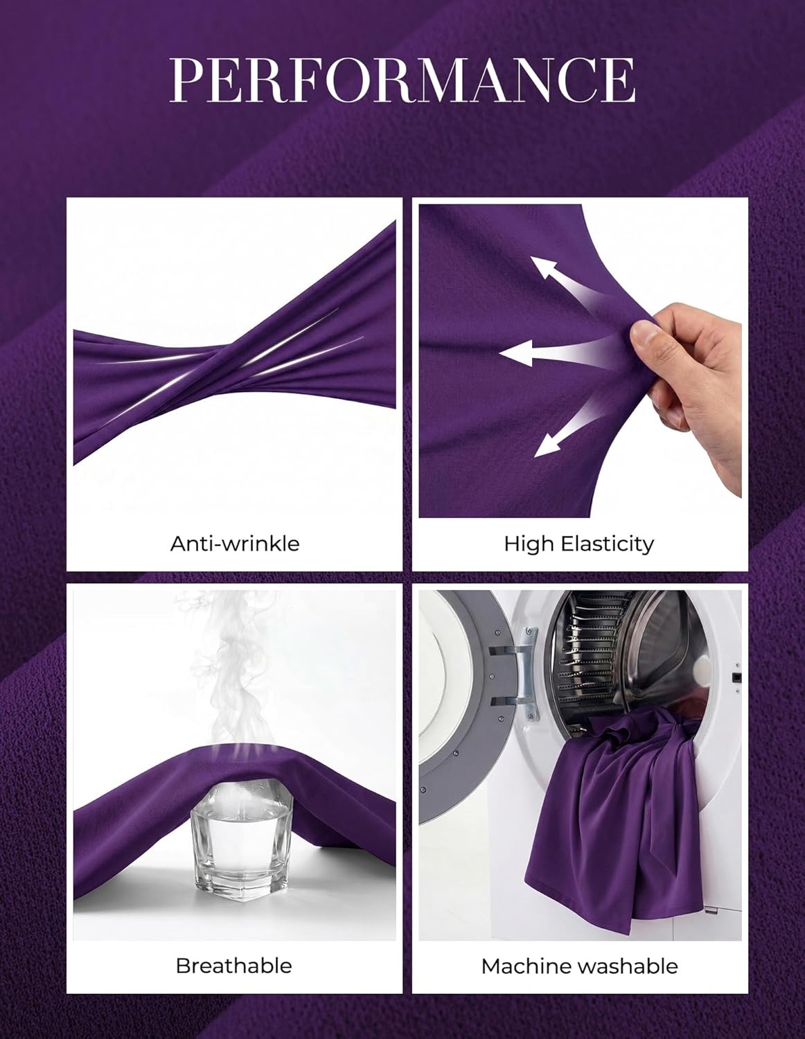 image:imageGRACE KARIN Church Dresses for WomenRuffle Short Sleeve Work DressRuched Bodycon Business Midi DressDeep Purple