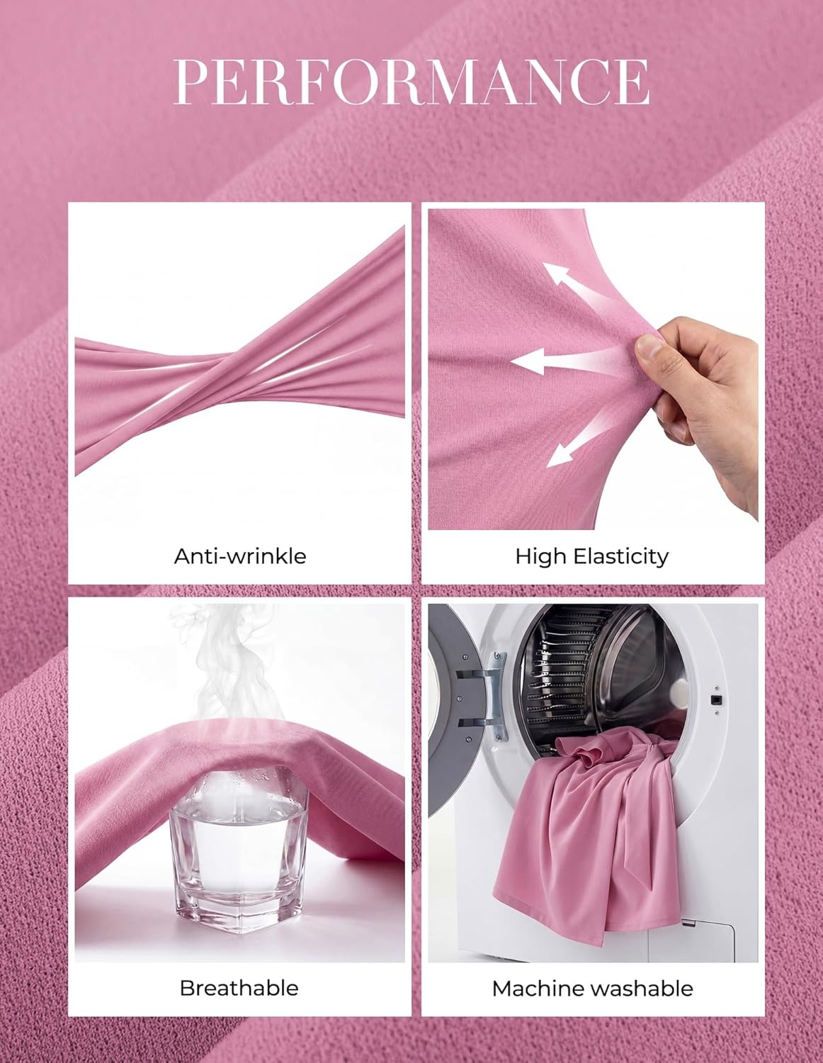 image:imageGRACE KARIN Church Dresses for WomenRuffle Short Sleeve Work DressRuched Bodycon Business Midi DressGray Pink