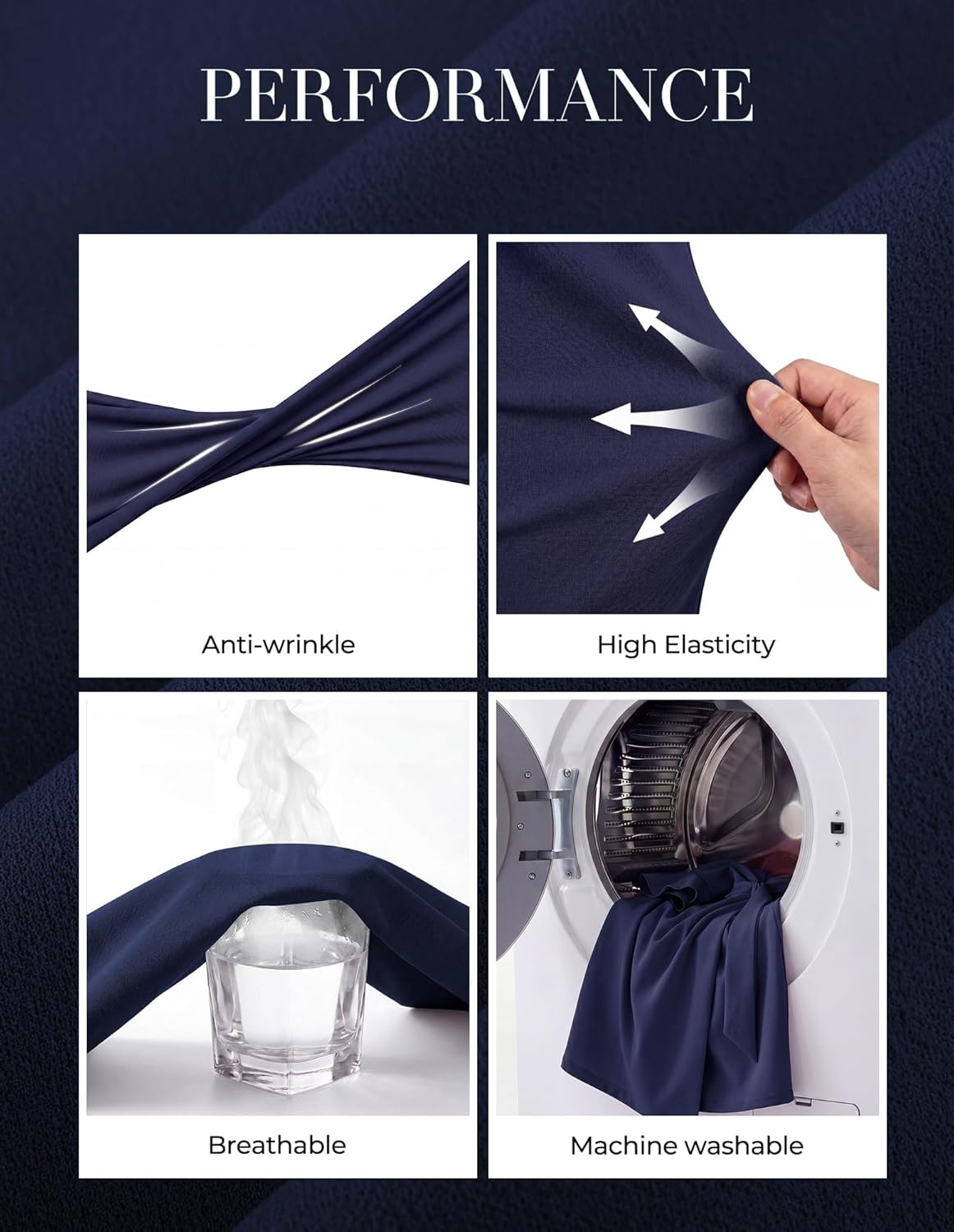 image:imageGRACE KARIN Church Dresses for WomenRuffle Short Sleeve Work DressRuched Bodycon Business Midi DressNavy Blue