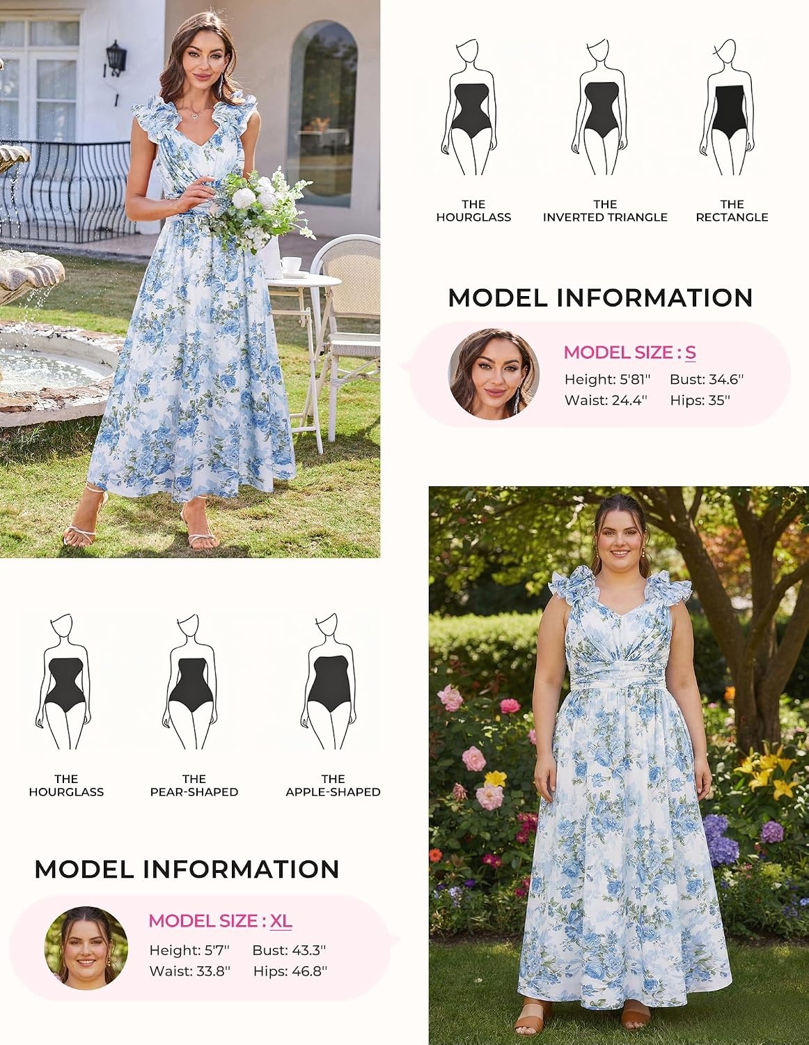 image:imageGRACE KARIN 2026 Womens Summer Floral Print Dress Sleeveless Casual Flowy Sundress A Line Ruffle Wedding Guest OutfitBlue Green