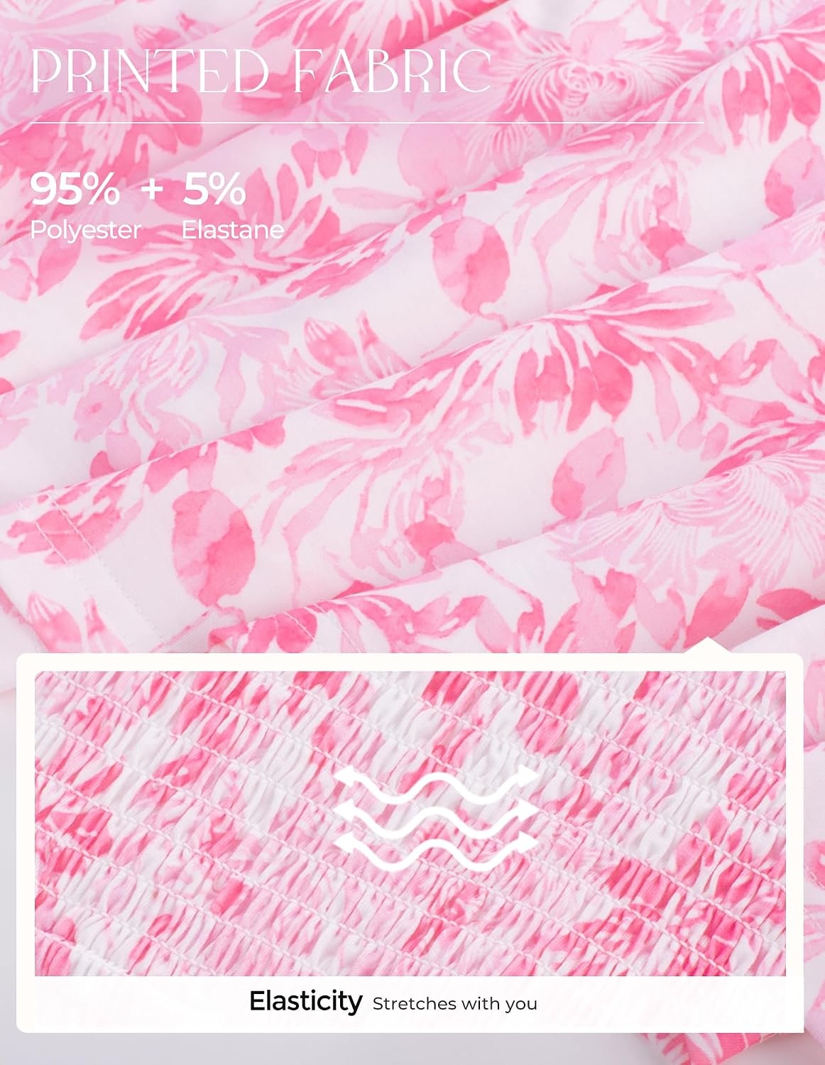 image:imageGRACE KARIN 2026 Womens Summer Floral Print Dress Sleeveless Casual Flowy Sundress A Line Ruffle Wedding Guest OutfitPink Floral