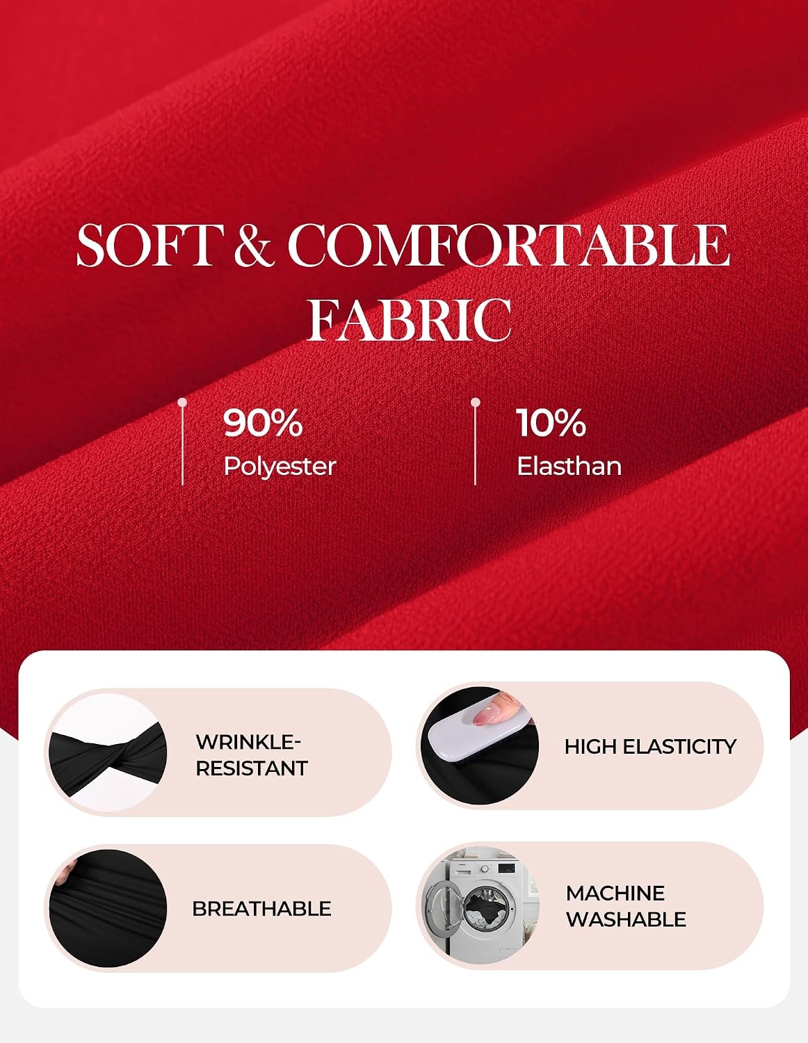 image:imageGRACE KARIN Women Bodycon Work DressChurch Pencil Business DressesSleeveless Sheath Cocktail Dresses Knee LengthBright Red