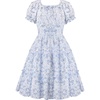 Blue White Floral