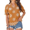 Brown Boho Floral