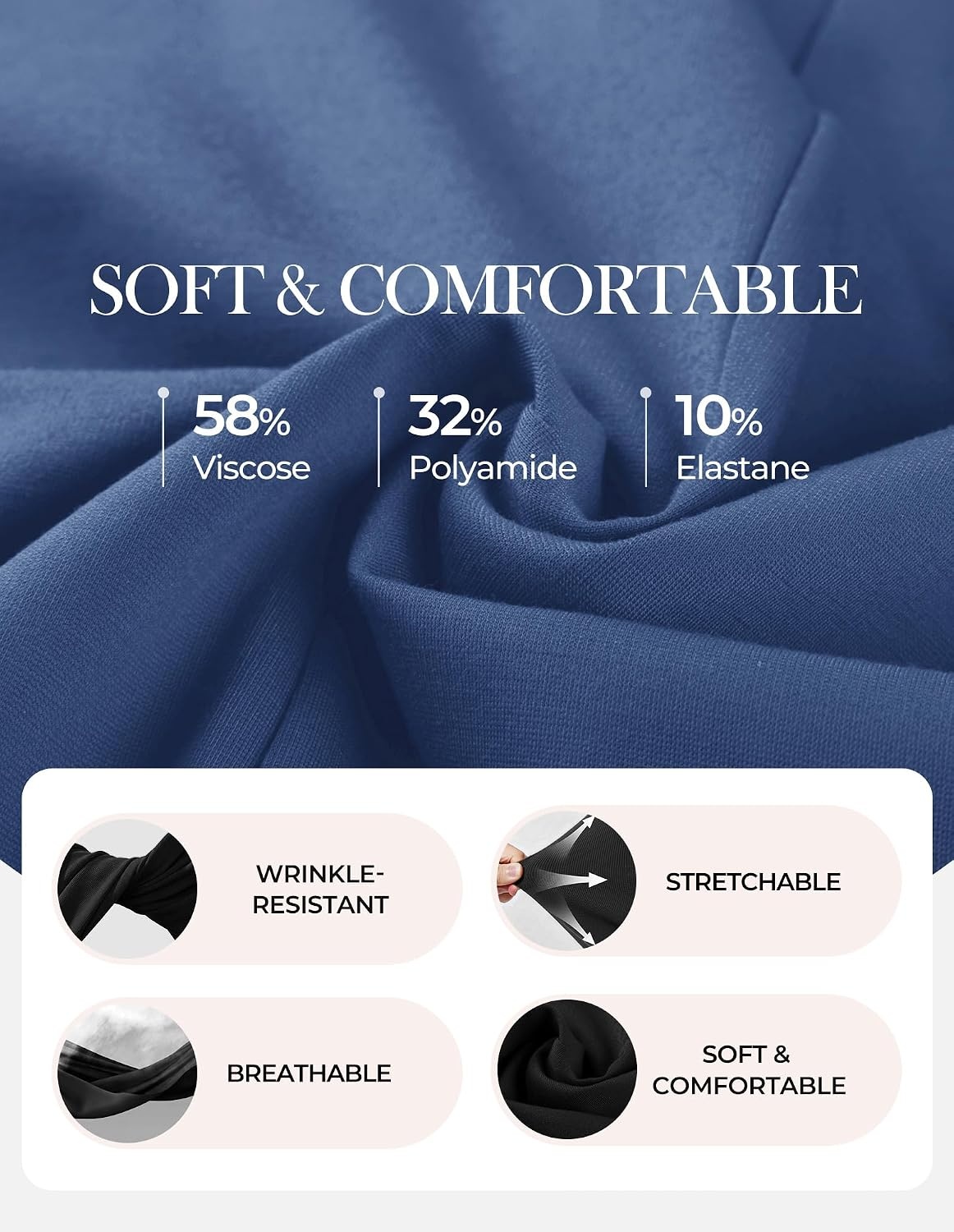 image:imageGRACE KARIN Womens 2026 Summer Short Sleeve Tops Dressy Casual Peplum Shirts Outfit Tunic Blouses Trendy Fashion ClothesDenim Blue