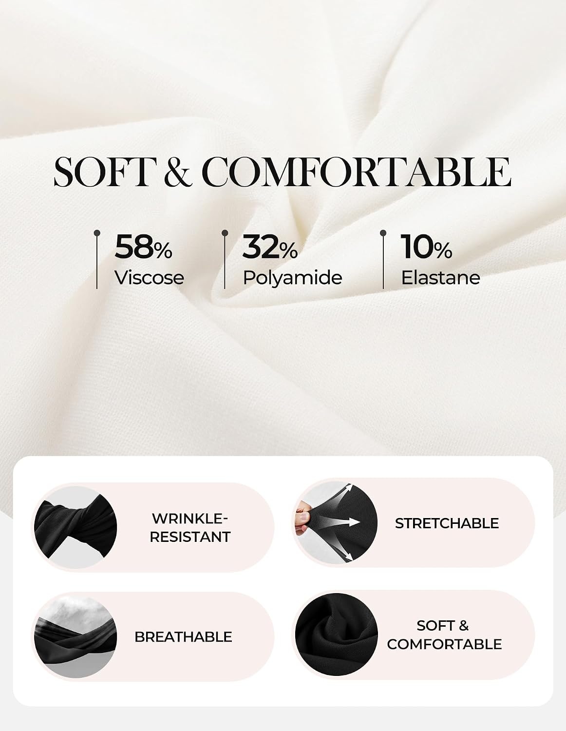 image:imageGRACE KARIN Womens 2026 Summer Short Sleeve Tops Dressy Casual Peplum Shirts Outfit Tunic Blouses Trendy Fashion ClothesWhite