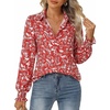 Red White Floral