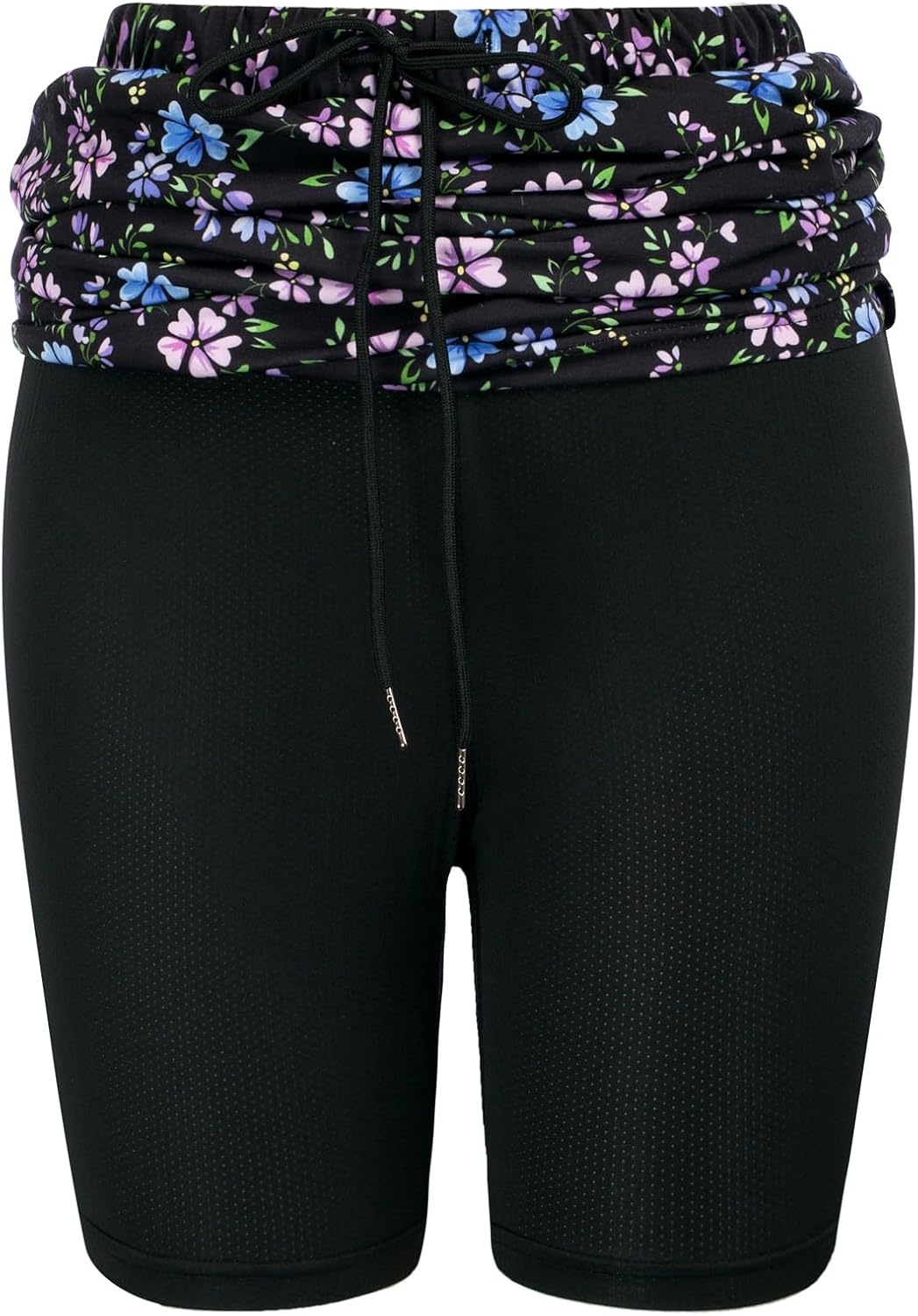 image:imageJACK SMITH Womens Stretchy Knee Length Skirts Athletic Skorts for Woman Drawstring Waist with Mesh Shorts PocketsFloret Prints