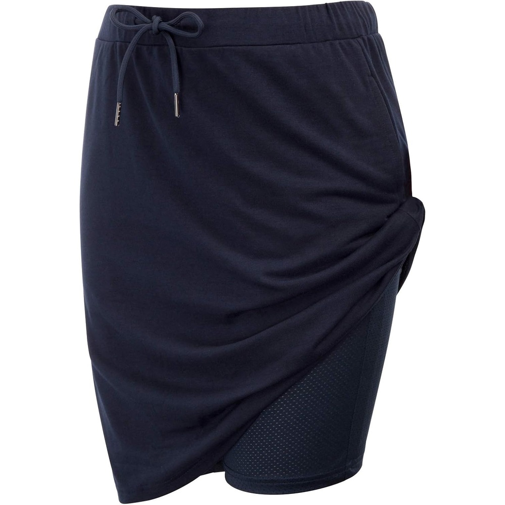image:imageJACK SMITH Womens Stretchy Knee Length Skirts Athletic Skorts for Woman Drawstring Waist with Mesh Shorts PocketsNavy Blue