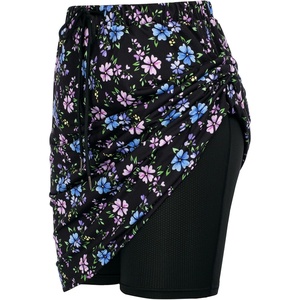 JACK SMITH Women’s Stretchy Knee Length Skirts Athletic Skorts for Woman Drawstring Waist with Mesh Shorts Pockets(Floret Prints)