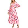 White Pink Floral